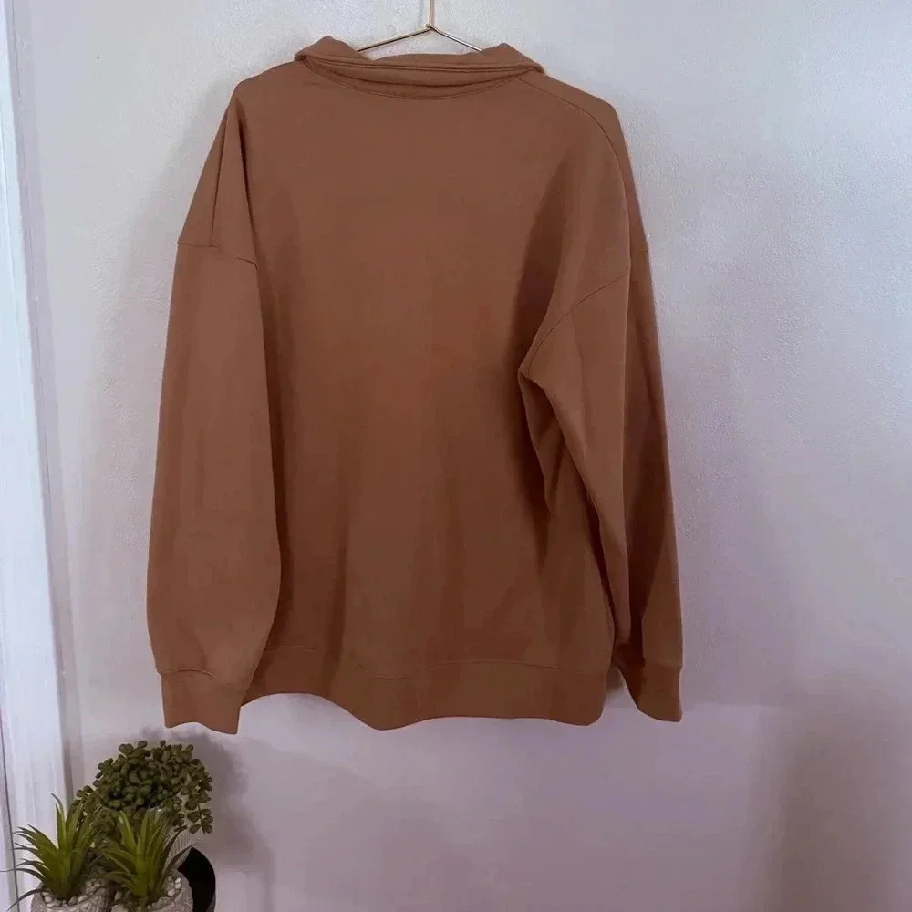 Women’s XL Mondetta Tan Pull Over Sweater - Picture 4 of 4